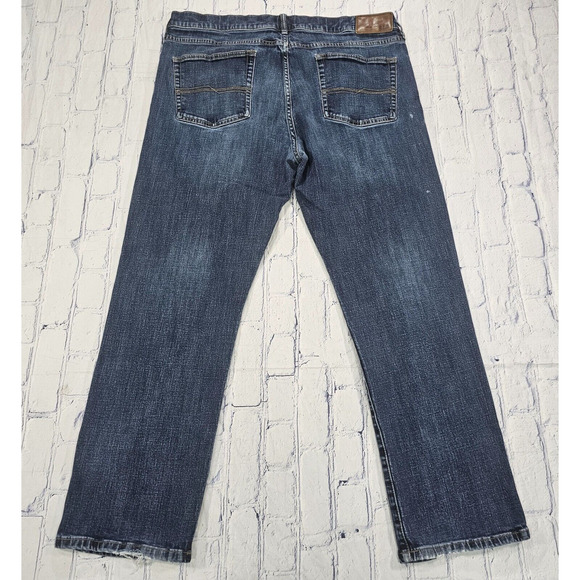 Jos A Bank Reserve MENS SIZE 38X30 Traditional Fit Denim Blue Jeans - Picture 9 of 13